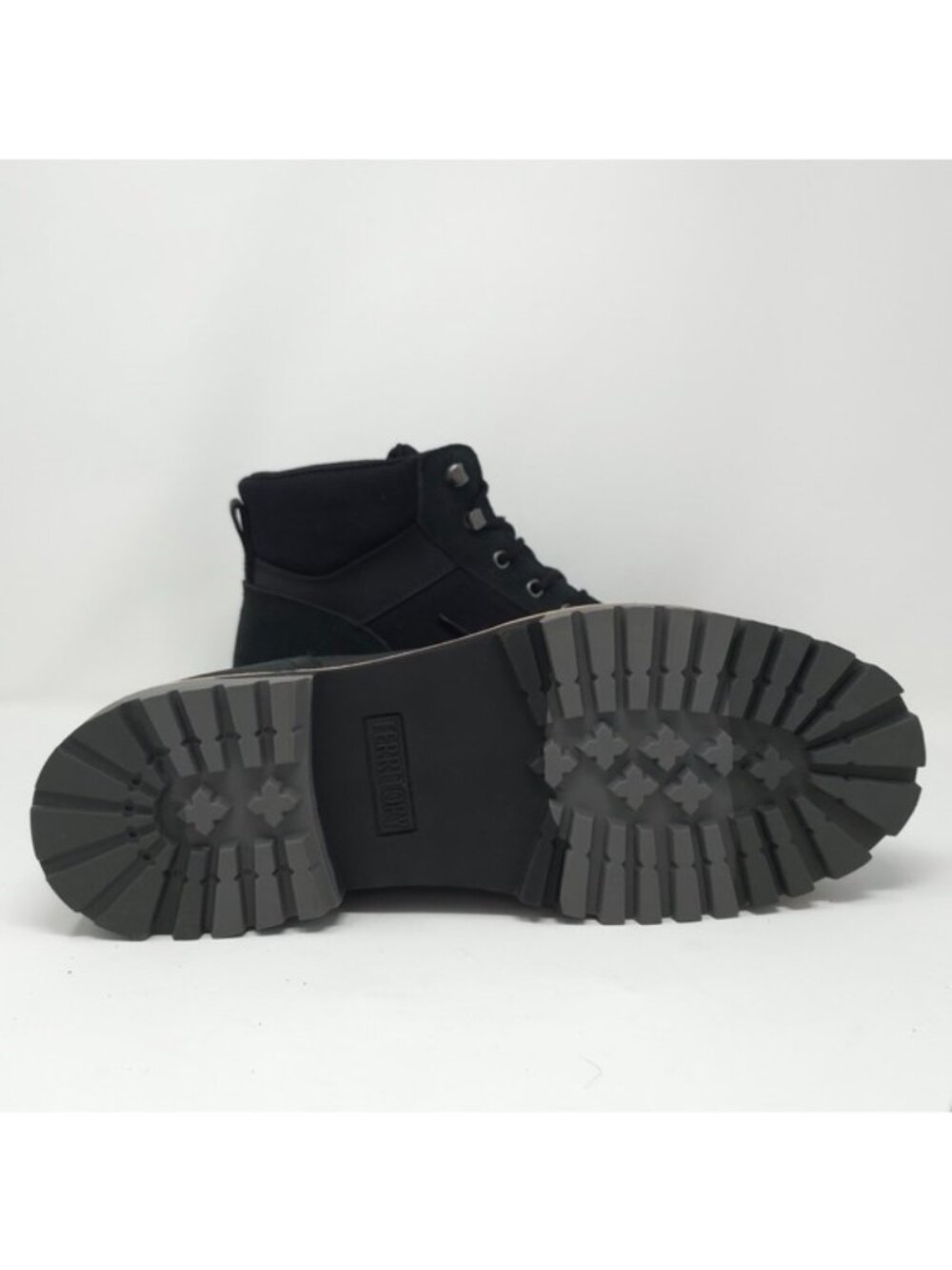 Territory Brute Black Lace-Up Waterproof Winter Boots 12M - Picture 6 of 10